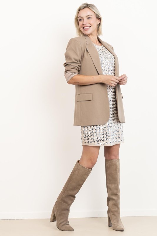 Toral Suède knielaarzen Sander | taupe | 41