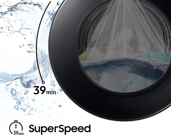 Samsung wasmachine WW90DB7U34GBU3 - zwart