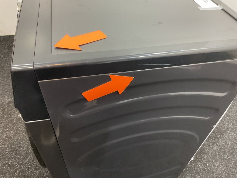 Hisense was-droogcombinatie WD3S9043BB3 - Zwart