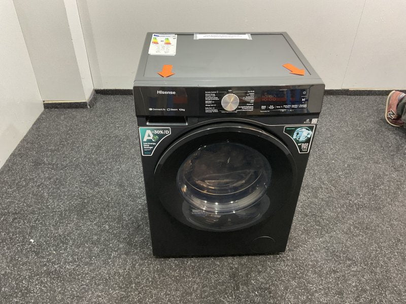 Hisense was-droogcombinatie WD3S9043BB3 - Zwart