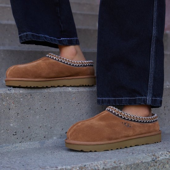UGG W Tasman Dames Sloffen - Chestnut - Maat 36