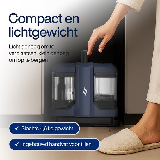 Samako Tapijtreiniger V2 – Draagbare Vlekkenreiniger