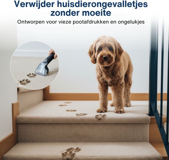 Samako Tapijtreiniger V2 – Draagbare Vlekkenreiniger