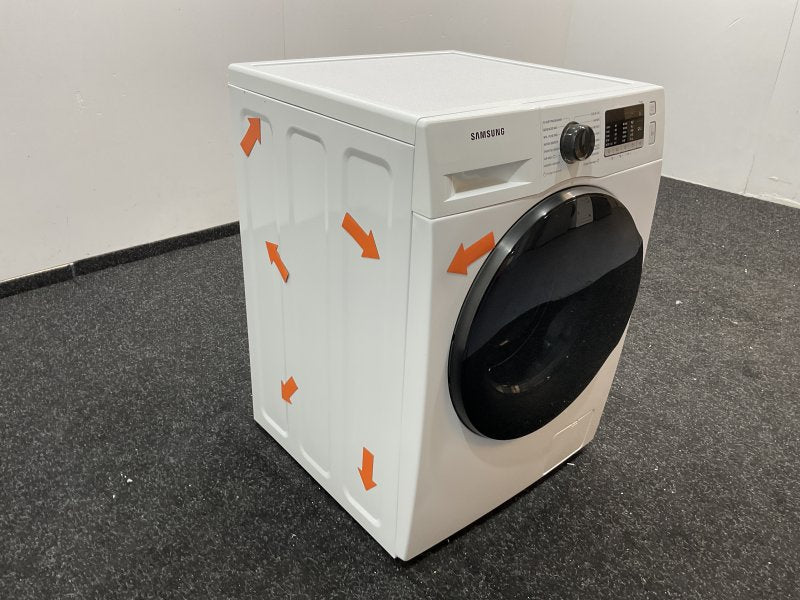 Samsung was-droogcombinatie WD80TA049BE - Wit