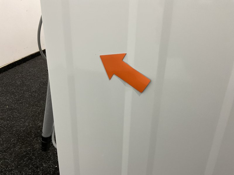 Samsung was-droogcombinatie WD80TA049BE - Wit