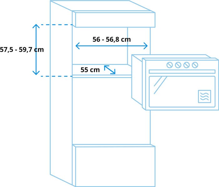 Bosch inbouw oven HBF011BA2 - Serie 2 - Zwart