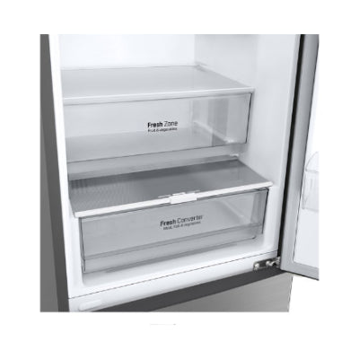 LG koelkast GBP62PZNAC RVS - 384L
