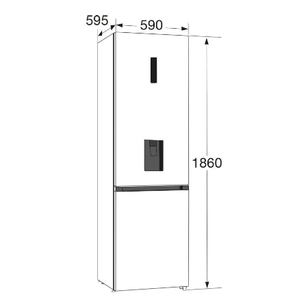 ETNA koelkast KCV286WRVS- vrijstaand - RVS