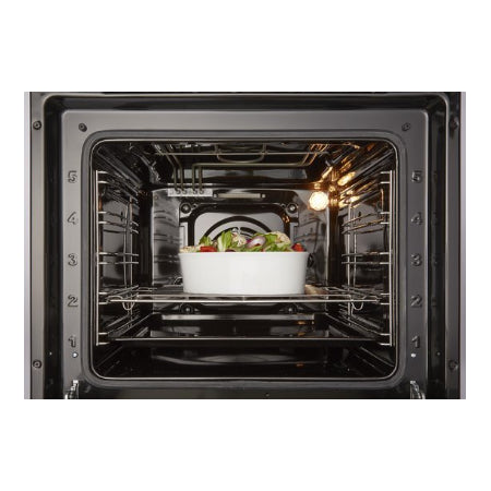 Inventum gasfornuis VFG6034WGRVS - Vrijstaand