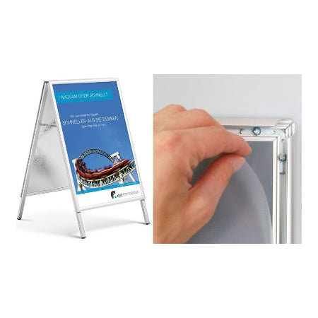 Stoepbord stunter A-bord + waterproof poster A1 (32 mm)