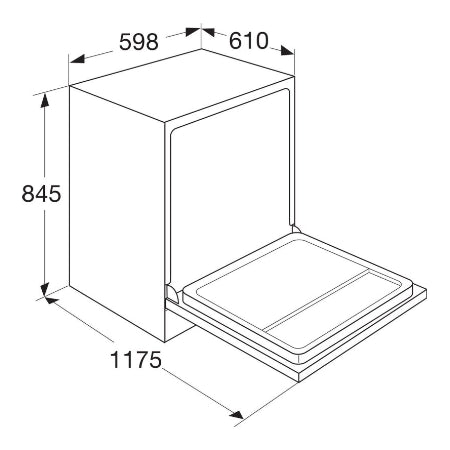 ETNA vaatwasser VWV242CWIT - Vrijstaand - Connected