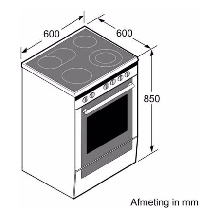 Siemens keramisch fornuis HK9R3A250 - iQ300