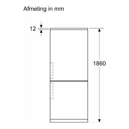 Bosch koelkast KGN36VICT - Serie 4 - RVS