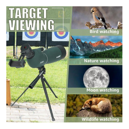 Svbony SV28PLUS Spotting Scope, 75x70mm BAK4 FMC, Telescoop, Monoculair