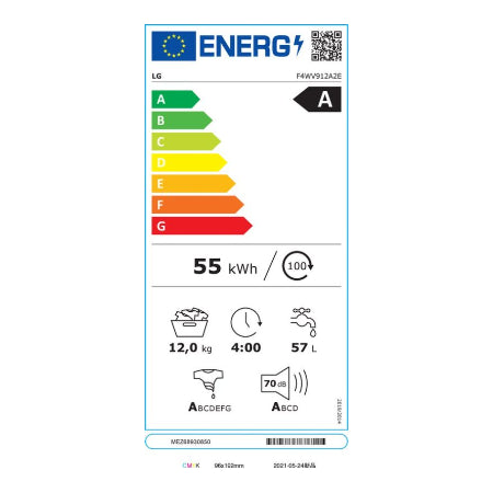 LG wasmachine F4WV912A2E - 12 kg