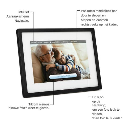 Skylight® - Digitale Fotolijst met wi-fi