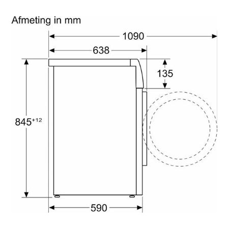 Siemens wasmachine WG44G20BNL - iQ700 - met stoom