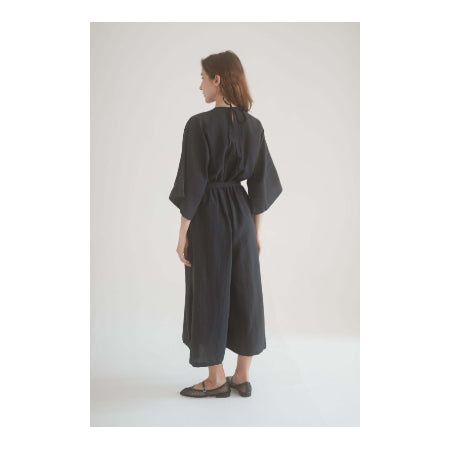 Dames Cossac Black kimono jumpsuit - maat L