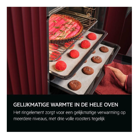 AEG inbouwoven OS6P50WAK - 6000 SenseCook - Zwart