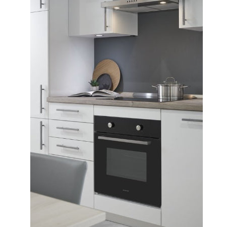 Inventum inbouw oven IOC6070GK - Zwart/RVS