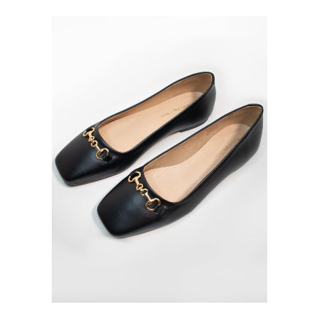 Will's Vegan Store ,Ballerina's met vierkante neus zwart maat 39