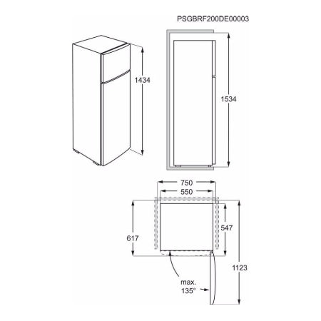 AEG koelkast RDB424E1AX - Zilver