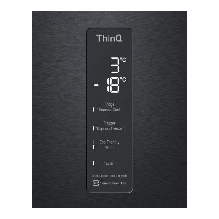 LG koelkast GBB72MCUGN - 384L- DoorCooling - ThinQ