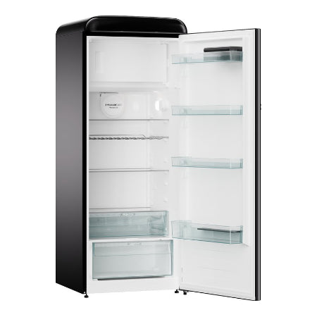 Etna Retro Koelkast KVV7154ZWA - zwart