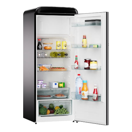 Etna Retro Koelkast KVV7154ZWA - zwart