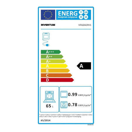 Inventum inductie fornuis VFI6042ZWA - Zwart