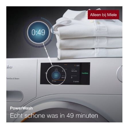 Miele wasmachine WSB 363 WCS PowerWash - 8 kg