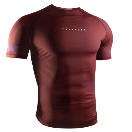 Hayabusa Rash Guard Short Sleeve Core Red - Maat XXXL