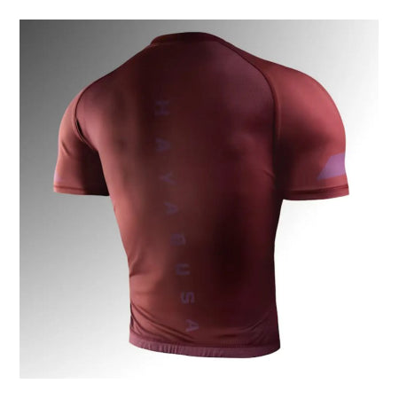 Hayabusa Rash Guard Short Sleeve Core Red - Maat XXXL