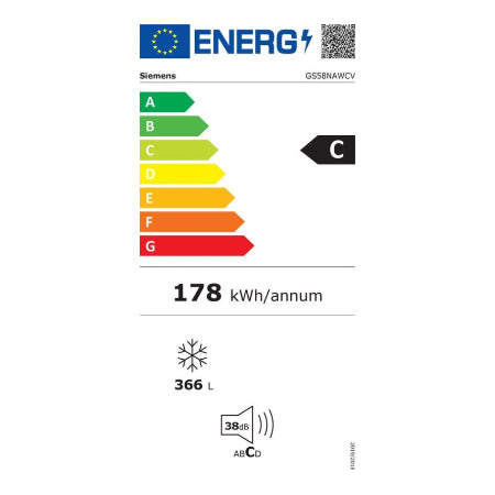 Siemens vrieskast GS58NAWCV - iQ500 - Wit