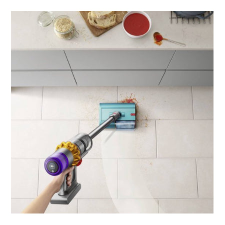 Dyson V15s Detect Submarine - Steelstofzuiger met dweilfunctie- Nikkel/Geel - 230 Air Watts