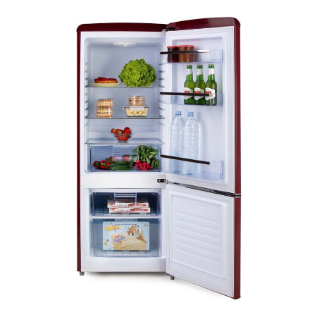 Domo Retro Koelkast DO91707R - 191 L - Wijnrood