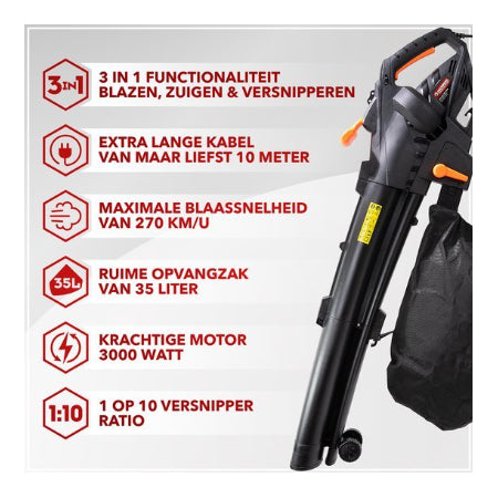 JACKMEND Elektrische Bladblazer