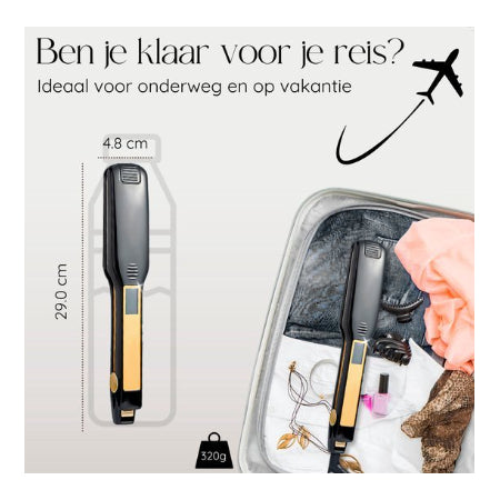 Sansbeauté Professionele Stijltang - 2 in 1 - Krultang