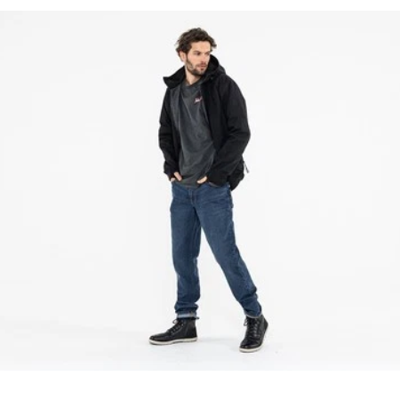 John Doe XTM Hoodie Rip Stop Hooded Jacket Maat XXL - Zwarte Motorjas