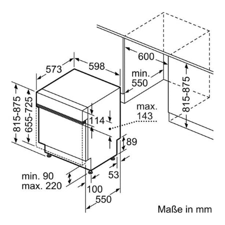 Siemens inbouwvaatwasser SN53ES06VE - iQ300