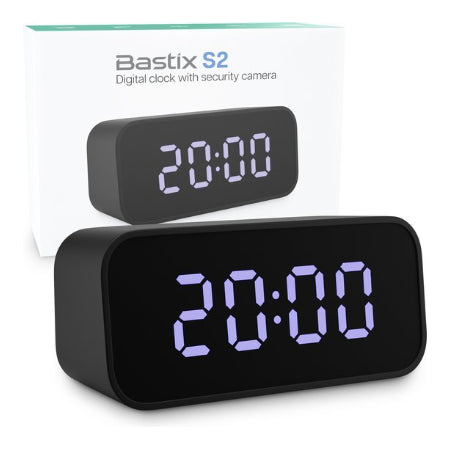Bastix® S2 Spy Camera Klok met verborgen Camera