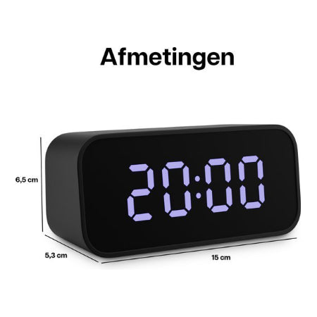 Bastix® S2 Spy Camera Klok met verborgen Camera