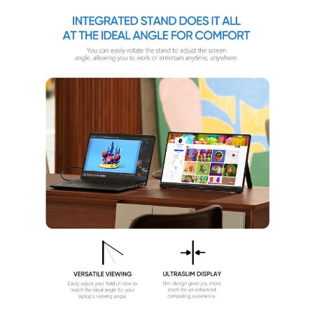 A1 Kickstand - Arzopa Portable Monitor 15.6 inch FHD
