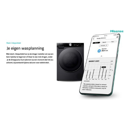 Hisense warmtepompdroger 7S Serie DH7S107BB - 10kg