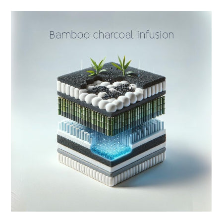 Scarnatti Matras 90x200 cm, 18 cm hoogte, H3-H4 hardheid koudschuimmatras, Traagschuim bed