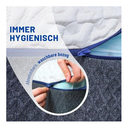 Scarnatti Matras 90x200 cm, 18 cm hoogte, H3-H4 hardheid koudschuimmatras, Traagschuim bed