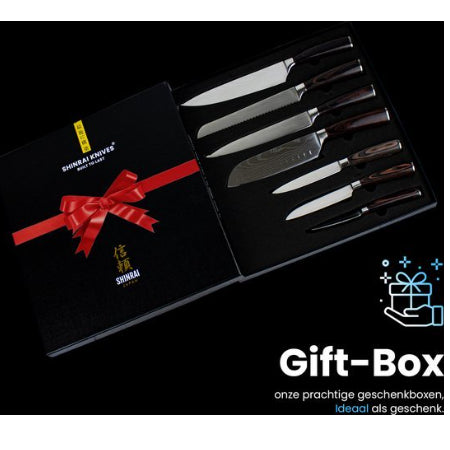 Shinrai Knives - Messenset - 7 delig