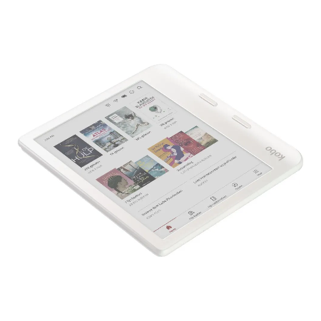 E-Reader met kleurenschem - Kobo Libra - kleur Wit