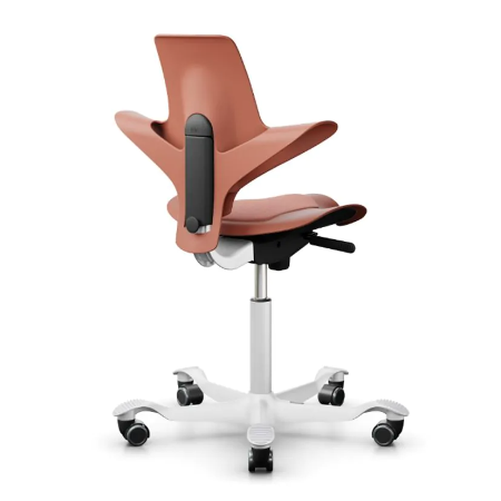 Zadelstoel HAG Capisco Puls 8010 - kleur zwart/mosgroen