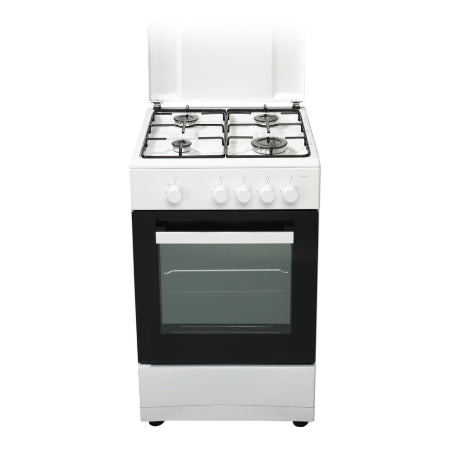 Everglades gasfornuis met gasoven EVCK039 - Wit - 50cm
